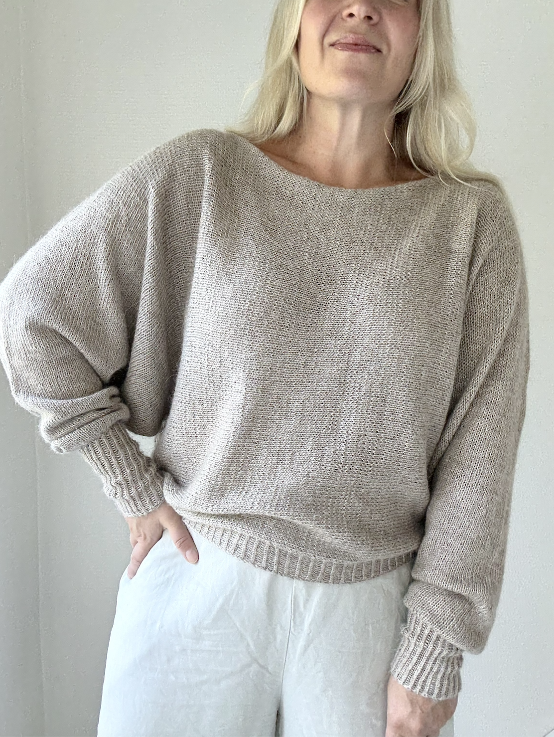 Pool Math Sweater Poolaknits Sway Away Sweater with bat sleeves – Poolaknits